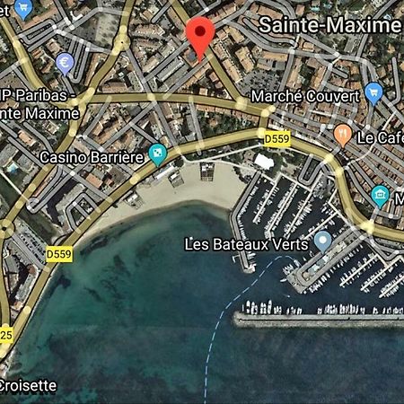 Perle Rare A 250M De La Plage ! Climatise Avec Parking, Balcon & Wifi Sainte-Maxime Kültér fotó